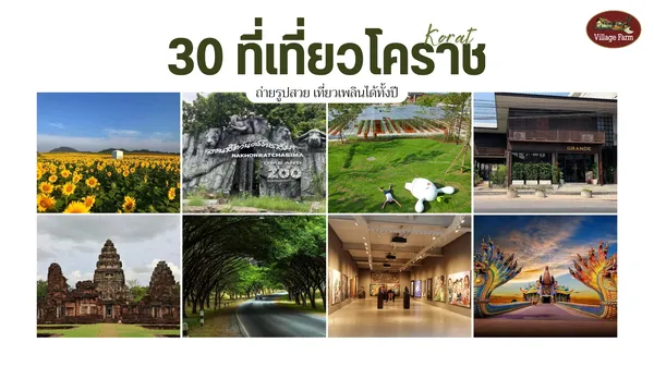 รวม 30 ที่เที่ยวโคราช ถ่ายรูปสวย เที่ยวเพลินได้ทั้งปี