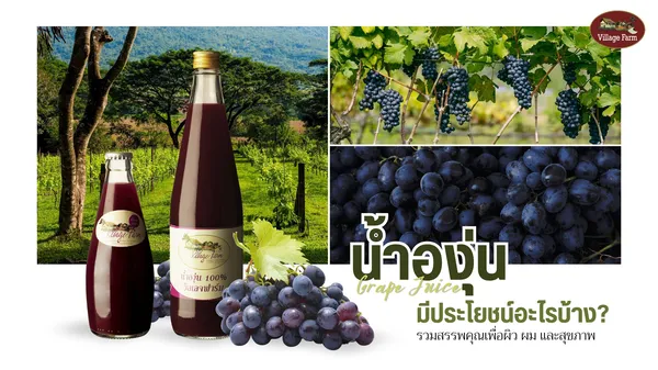 น้ำองุ่น มีประโยชน์มีอะไรบ้าง